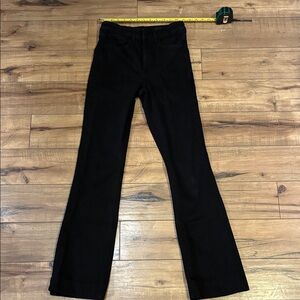 Zara Black Denim Women's Flare Jean Pants Size 4